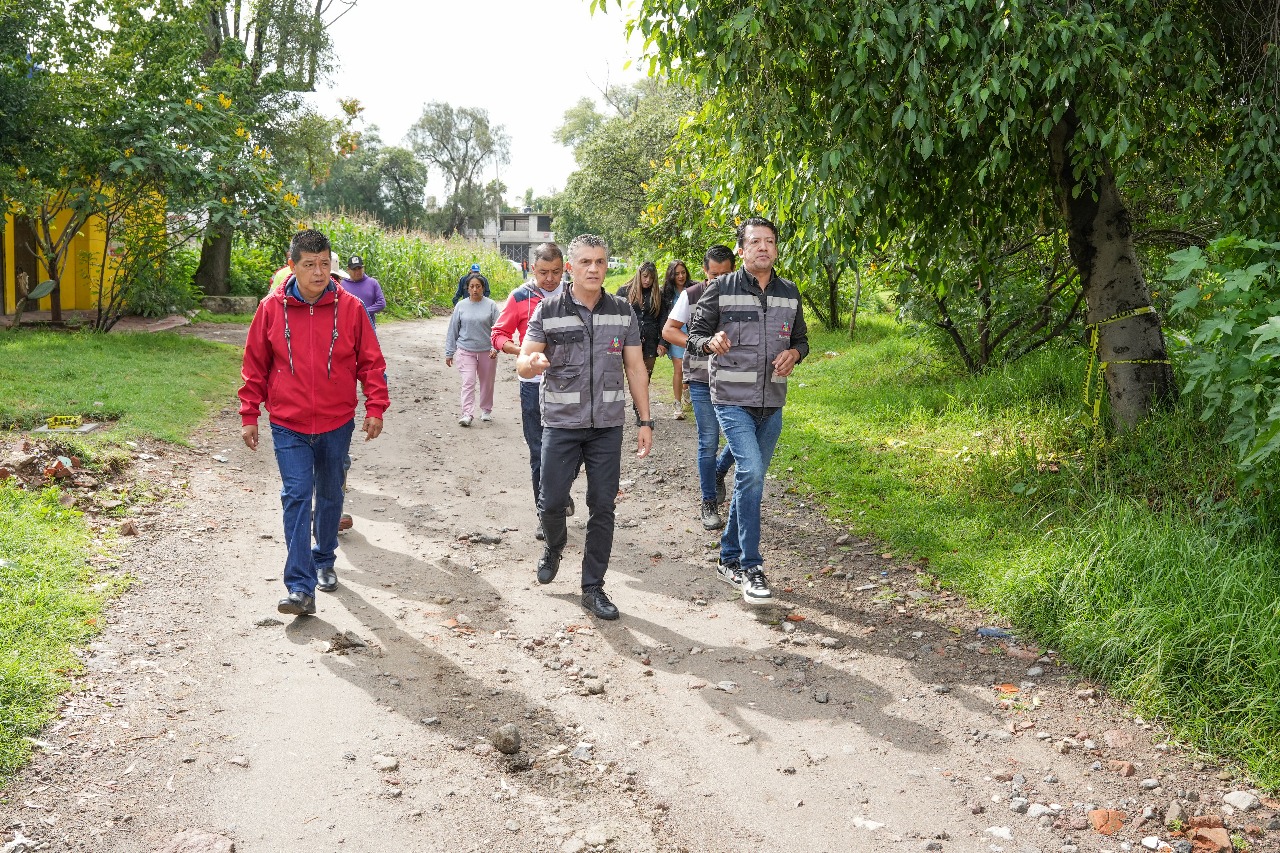 Con obras de alumbrado, drenaje y desazolve en Ixtulco Alfonso Sánchez García fortalece la confianza ciudadana